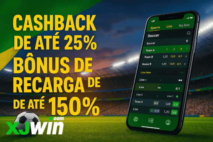 XJWIN Esporte - Bônus vencedores em apostas esportivas